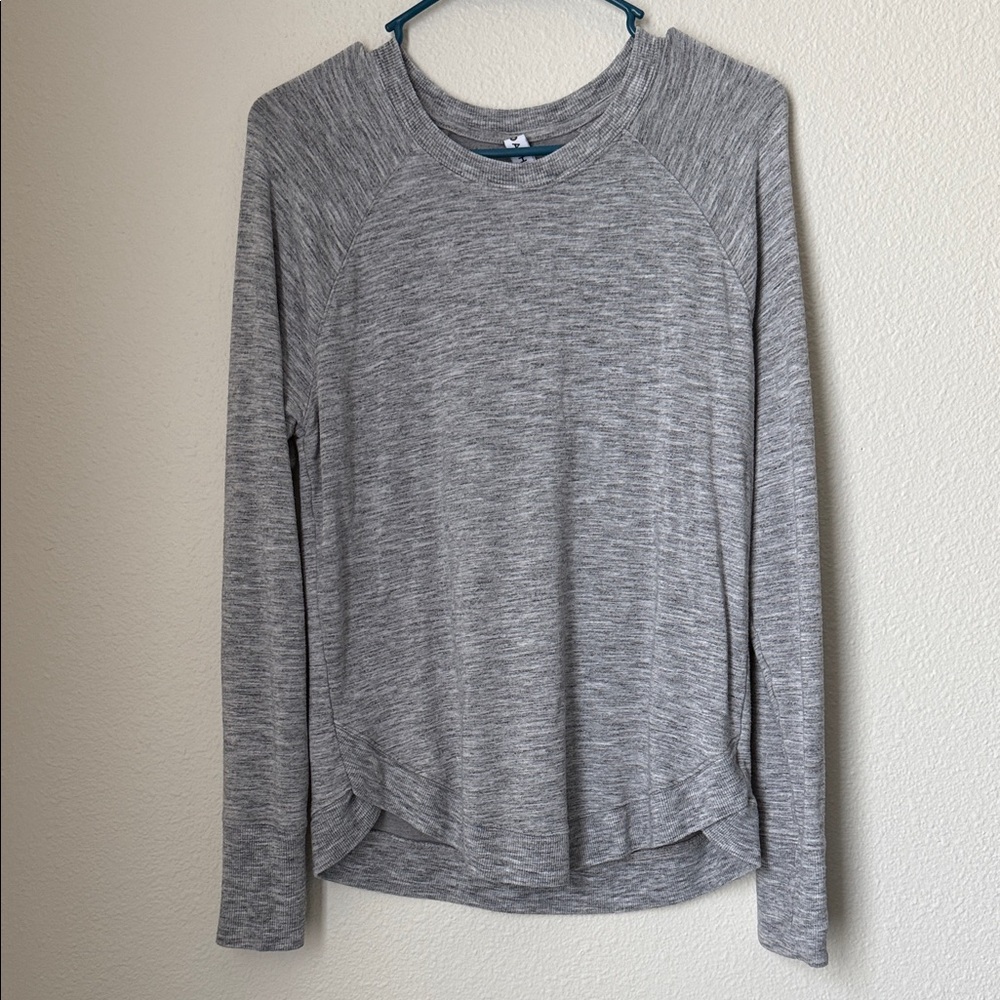 Athleta Mindset Sweatshirt Marl Gray Medium